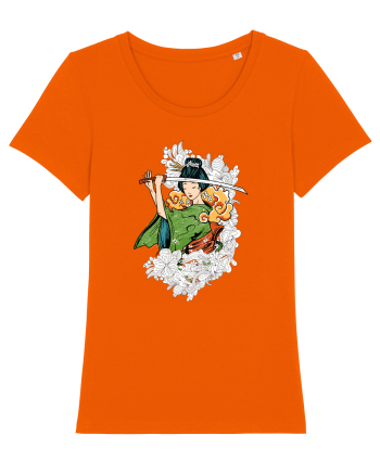 Geisha Samurai Bright Orange