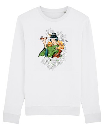 Geisha Samurai White
