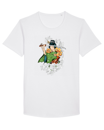 Geisha Samurai White