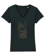 Death Angel Tricou mânecă scurtă guler V Damă Evoker