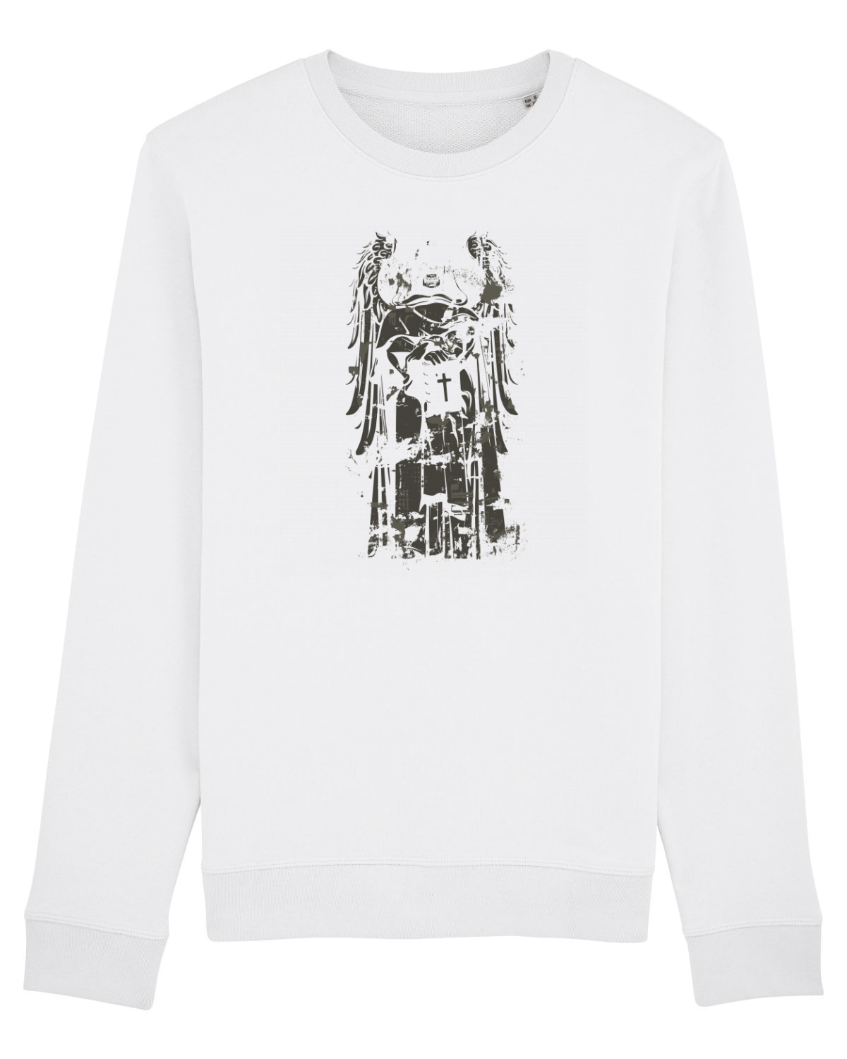 Bluză mânecă lungă Unisex Rise White