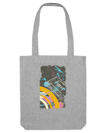 Retro Vintage Classic Cassette Heather Grey