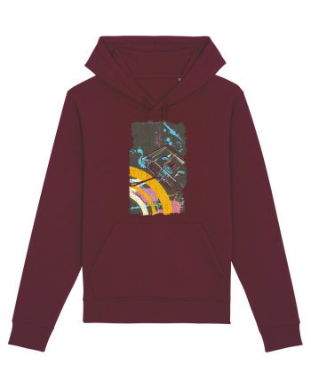 Retro Vintage Classic Cassette Burgundy