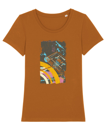 Retro Vintage Classic Cassette Roasted Orange