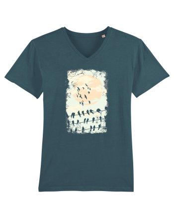 Birds On Full Moon Stargazer