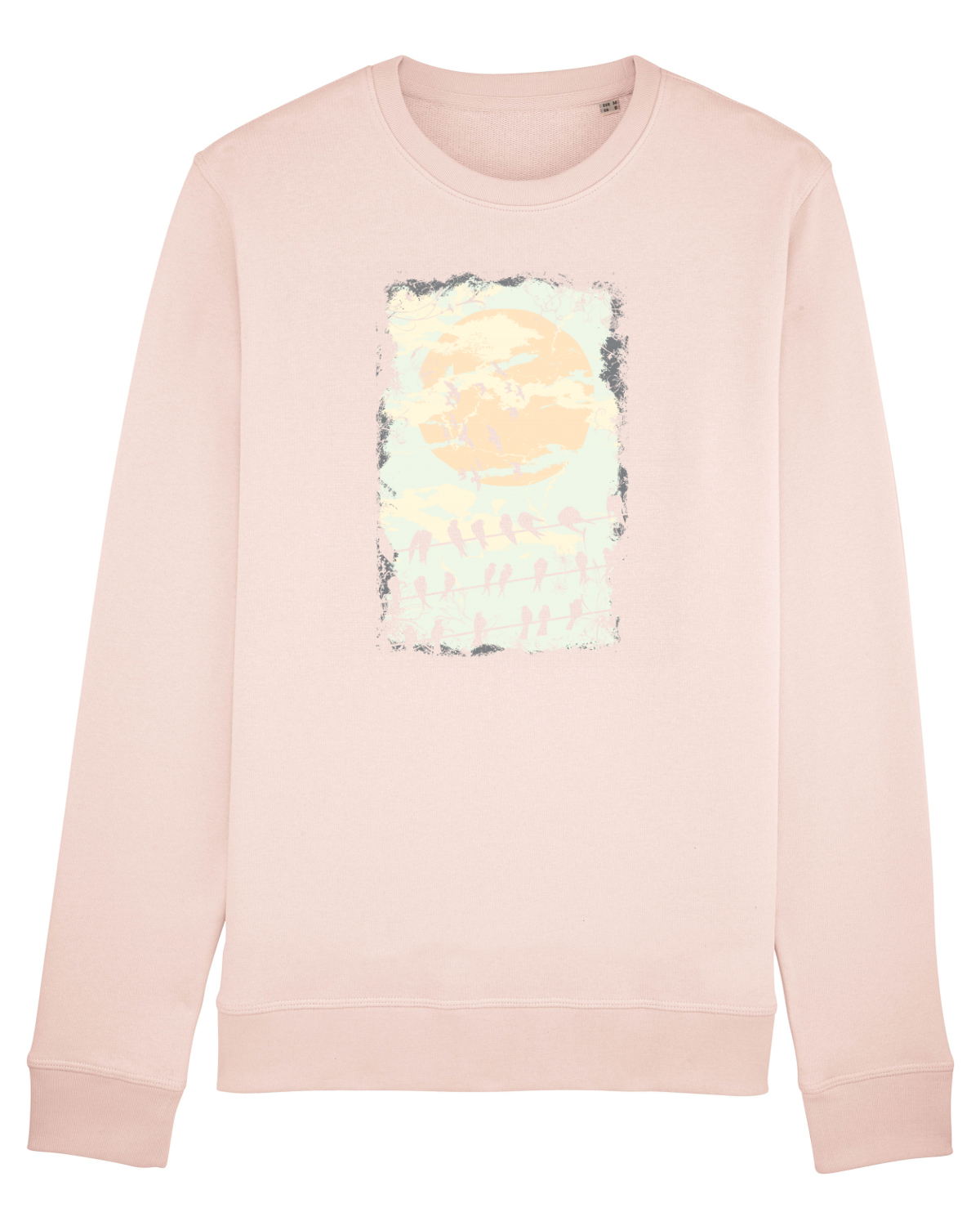Bluză mânecă lungă Unisex Rise Candy Pink