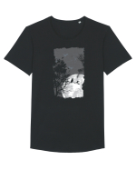 Full Moon Crow Tricou mânecă scurtă guler larg Bărbat Skater