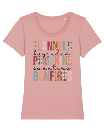 Flannels Pumpkins Bonfires Canyon Pink