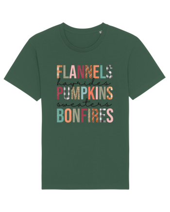 Flannels Pumpkins Bonfires Bottle Green