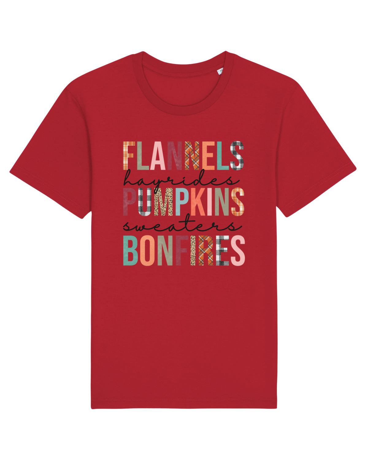 Tricou mânecă scurtă Unisex Rocker Red
