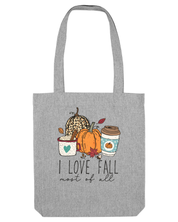 I Love Fall Heather Grey