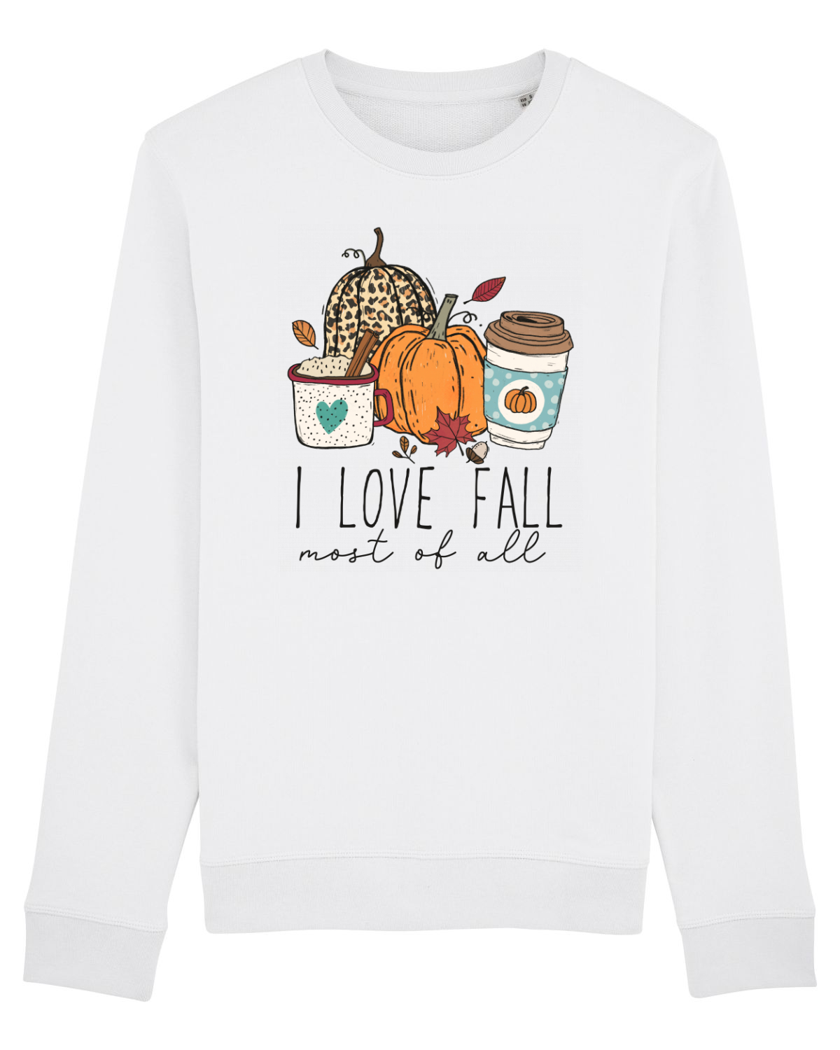 Bluză mânecă lungă Unisex Rise White