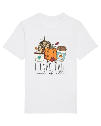 I Love Fall White