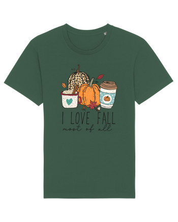 I Love Fall Bottle Green