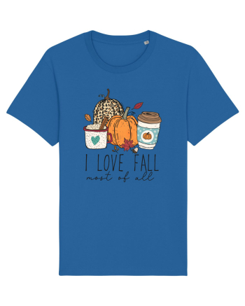 I Love Fall Royal Blue