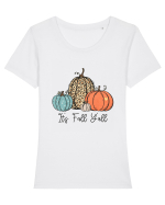 It's Fall Y'all Tricou mânecă scurtă guler larg fitted Damă Expresser
