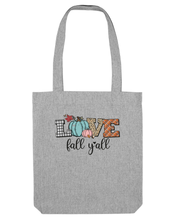 Love Fall Y'all Heather Grey