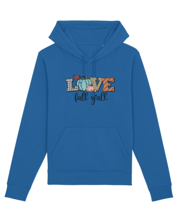 Love Fall Y'all Royal Blue