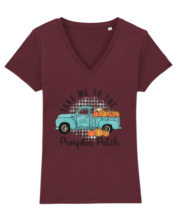 Take Me To The Pumpkin Patch Burgundy