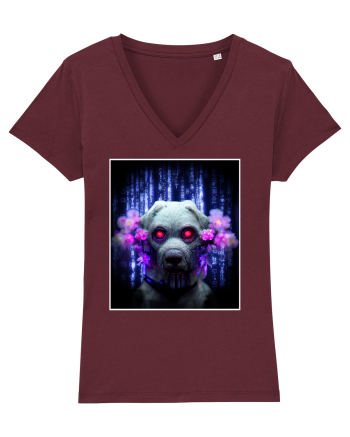 matrix dog Burgundy