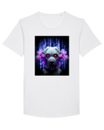 matrix dog Tricou mânecă scurtă guler larg Bărbat Skater
