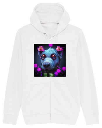 stylizeted dog White
