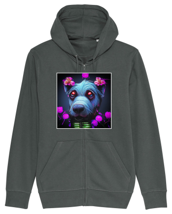 stylizeted dog Anthracite
