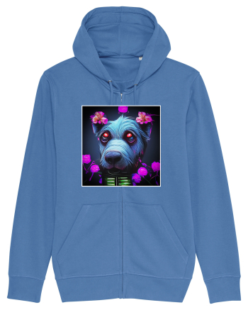 stylizeted dog Bright Blue