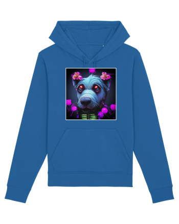 stylizeted dog Royal Blue