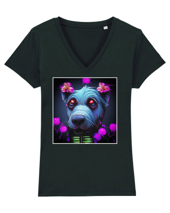 stylizeted dog Black