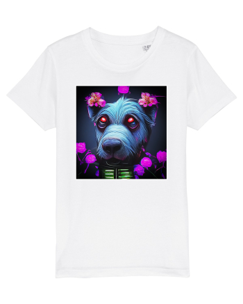 stylizeted dog White