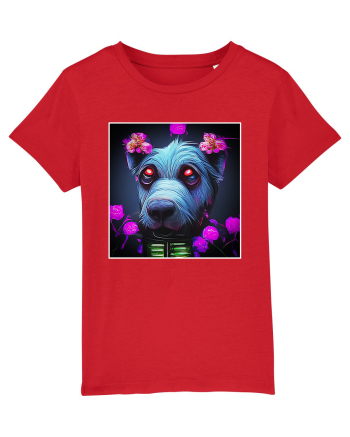 stylizeted dog Red