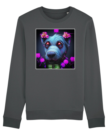 stylizeted dog Anthracite