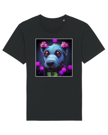 stylizeted dog Black