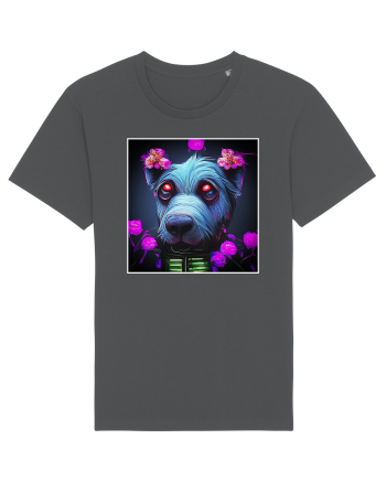stylizeted dog Anthracite
