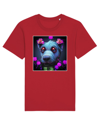 stylizeted dog Red