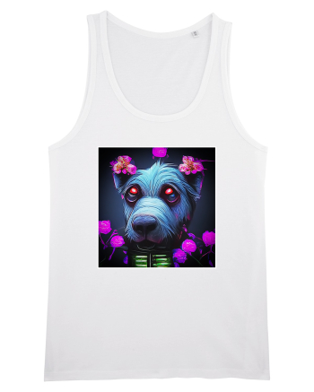 stylizeted dog White