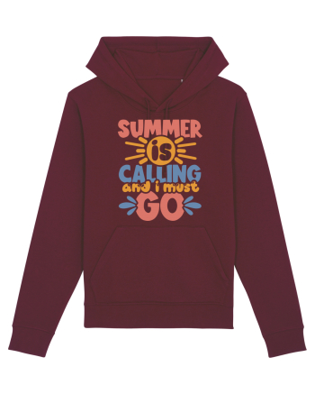 Summer is calling and i must go Burgundy