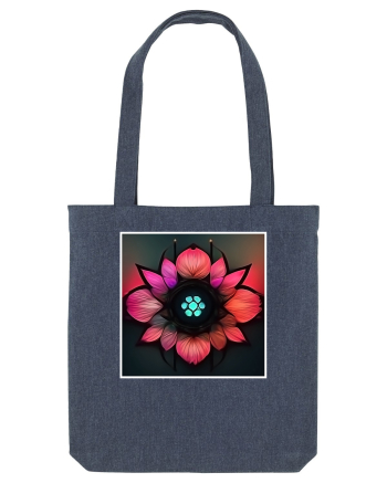 cyber flower Midnight Blue