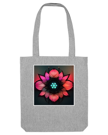 cyber flower Heather Grey