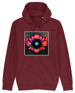 cyber flower Hanorac cu fermoar Unisex Connector