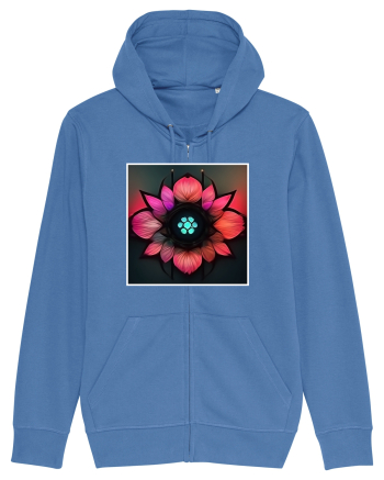 cyber flower Bright Blue