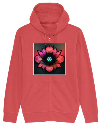 cyber flower Carmine Red