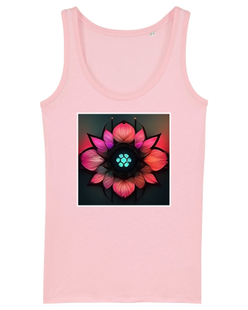 cyber flower Cotton Pink