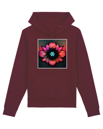 cyber flower Burgundy