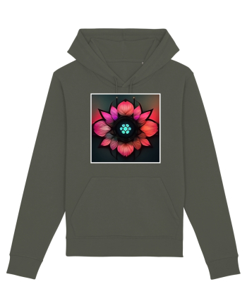cyber flower Khaki