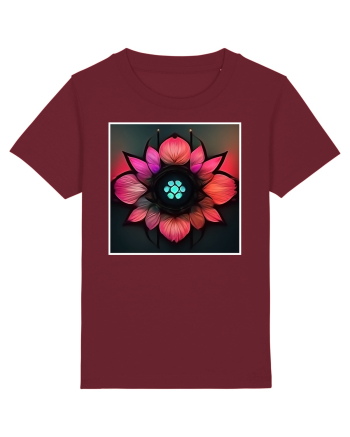 cyber flower Burgundy