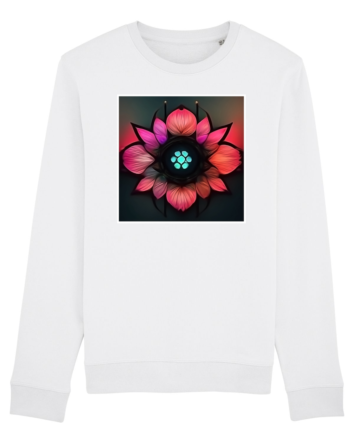 Bluză mânecă lungă Unisex Rise White