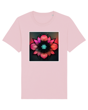 cyber flower Cotton Pink