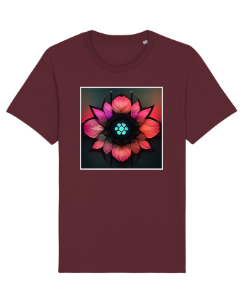 cyber flower Burgundy